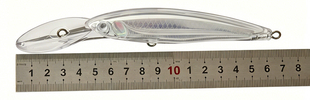 Unpainted Floating Diving Minnow Plug, 16.5 cm, 28 g (1 oz) – product photo