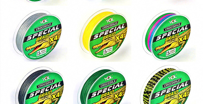 X4 Braided PE Fishing Line, 100 m (109 yd), 9 Colors – product photo
