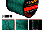 8-Strand PE Braided Line, 300 m (328 yd), 6–300 lb – product photo