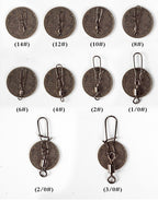 Snap Swivel Safety Pin Connector, Sizes 14–5/0, 10 Pack – product photo