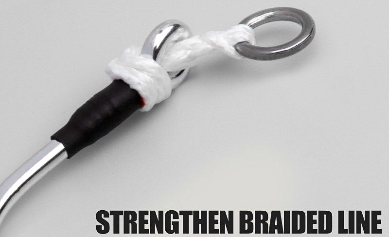 Short-Line Jig Assist Hook, High-Carbon Steel, 1/0–7/0 – product photo