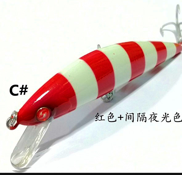 Floating Minnow Trolling Lure, Rattle, 3-5 m Diver – product photo