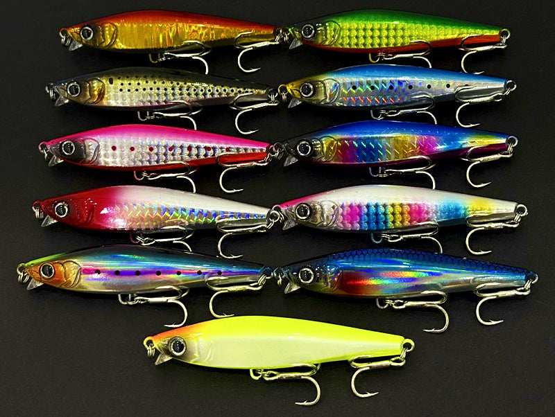 Sinking Minnow Hard Bait, 85 mm (3.3 in), 19 g (0.67 oz) – product photo