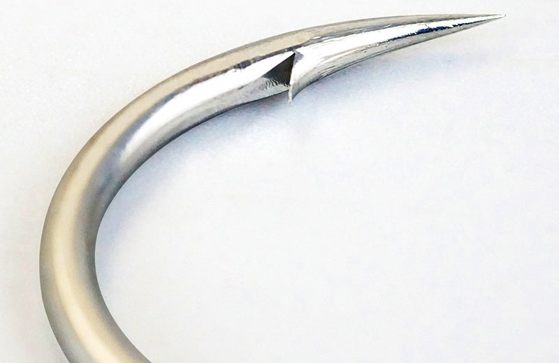 Slow Pitch Jigging Single Hooks, Barbed, 10-Pack, Sizes 8–10/0 – product photo