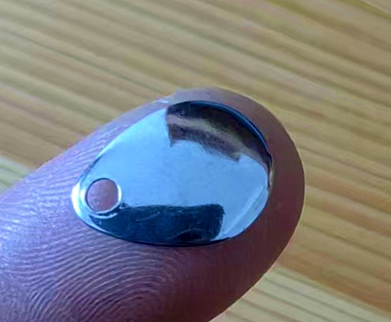 Spoon Blades for DIY Lure Building, Gold & Silver – product photo