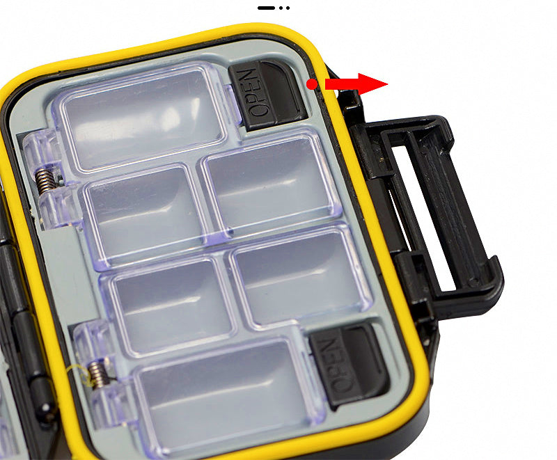 Small Tackle Box for Lures & Hooks, Storage Case – product photo