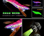 Glow Squid Jig (Egi) with UV Rattle, 12.5–20.5 g (0.4–0.7 oz) – product photo
