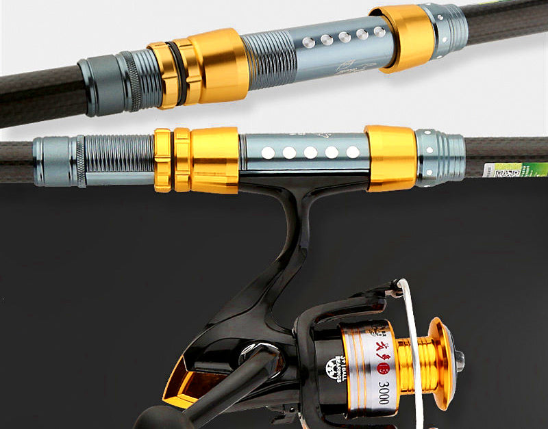 Long Cast Surf Rod, 5-Piece Carbon, Extra Hard, 2.7–4.5 m (9–15 ft) – product photo