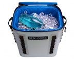 Insulated Cooler Backpack, Light Gray – product photo