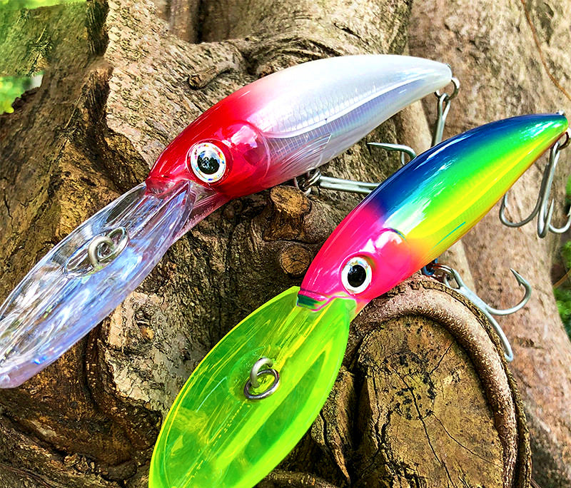 Diving Minnow Trolling Lure, 47.6 g (1.7 oz), Steel Wire – product photo