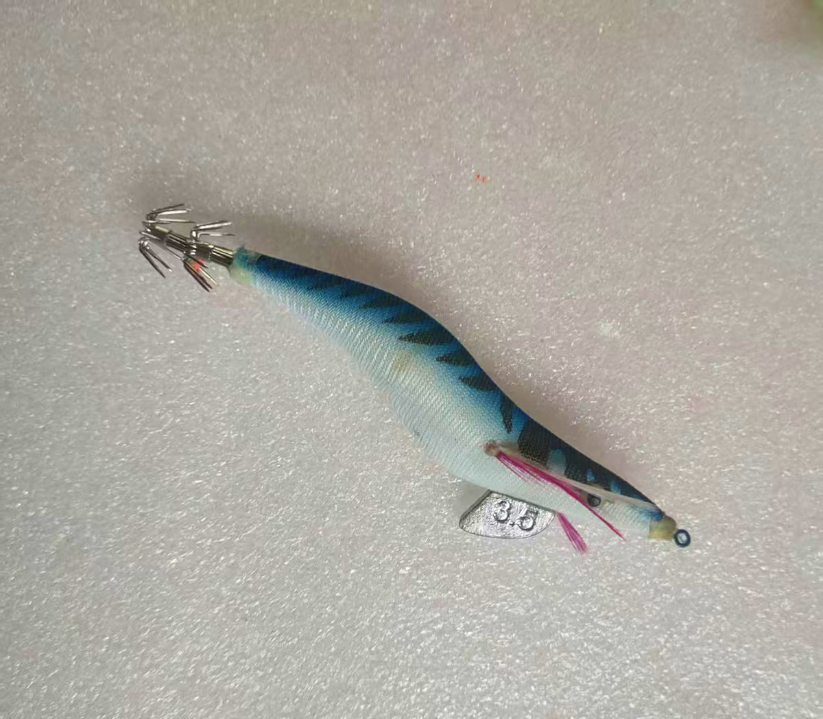 Wood Shrimp Squid Jig, Sizes 2.0–5.0 – product photo