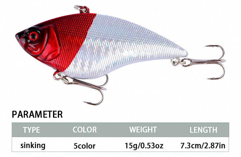 Sinking VIB Blade Bait Lure, 7.3 cm (2.9 in) 15 g (0.53 oz) – product photo