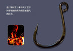 Large-Eye Single Circle Hook, Sizes 8 to 2/0, 12 or 50 pcs – product photo