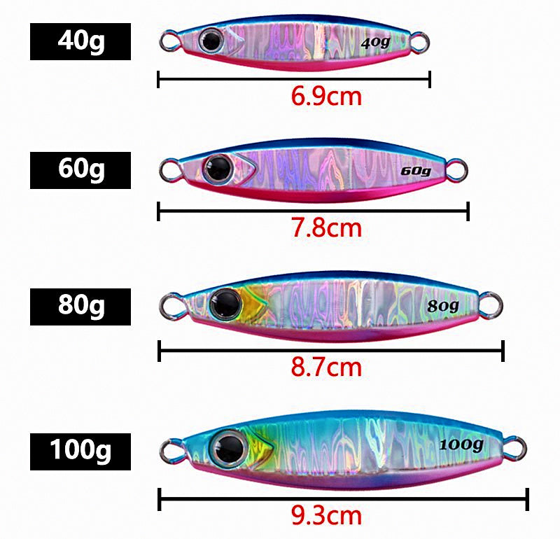 Casting Metal Jig, 40–100 g (1.4–3.5 oz) – product photo