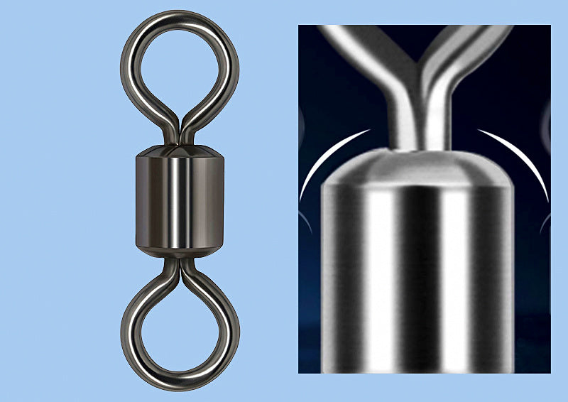 Figure-8 Swivel Connectors, 7–57 mm (Sizes #12–12/0) – product photo