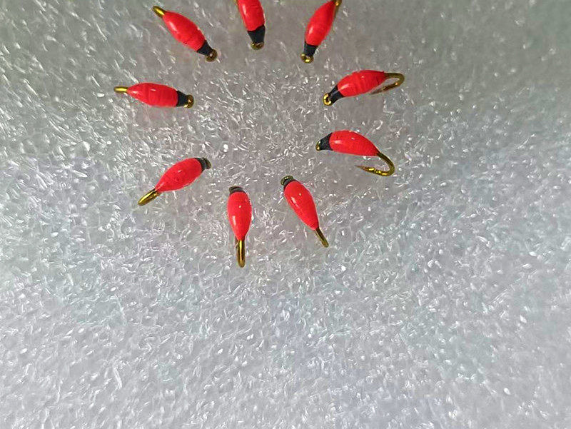 Pre-Tied Nymph Fly, Black Head Pink, 5 or 10 Pack – product photo
