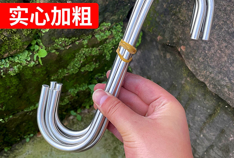 Stainless Steel S Hooks, 4–10 mm Thick, 22–30 cm Long – product photo