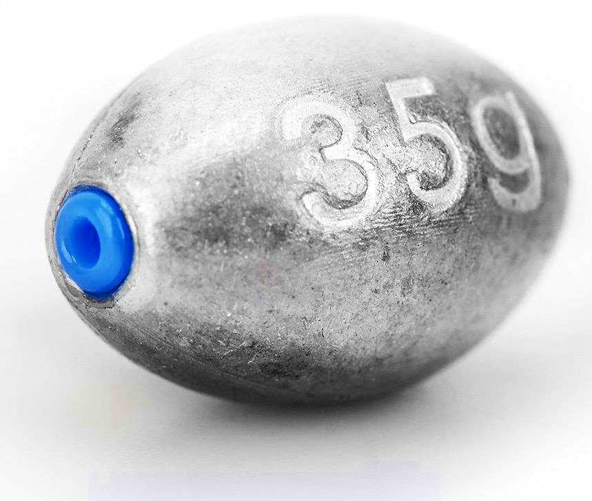 Olive Sinkers with Plastic Core, 0.04–7 oz (1–200 g) – product photo