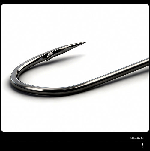 Iseama Tube-Eye Barbed Bait Hooks, Bent Point, Sizes 1–22 – product photo
