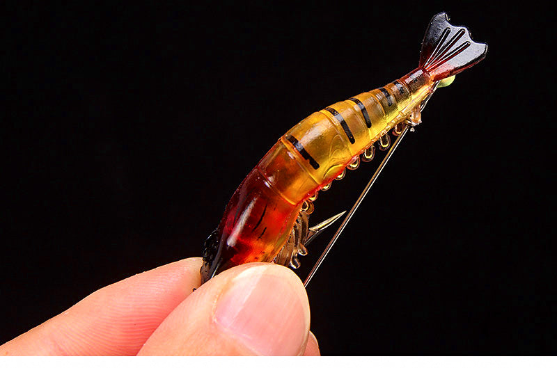 Soft Shrimp Lure with Feelers, 6 g (0.21 oz), 3-Pack – product photo
