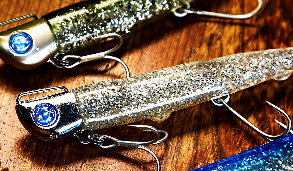 Jig Head & Paddle Tail Soft Bait Set, 110 mm, 24.9–33.7 g – product photo
