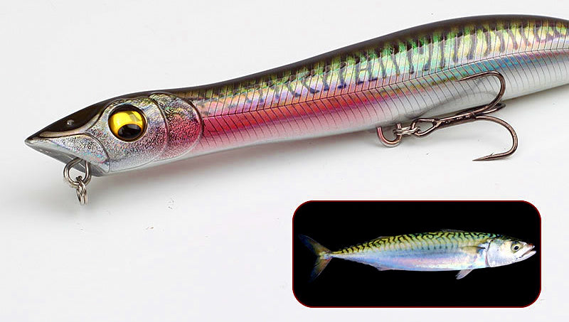 Topwater Popper Lure, 140 mm (5.5 in), 25.8 g (0.91 oz) – product photo