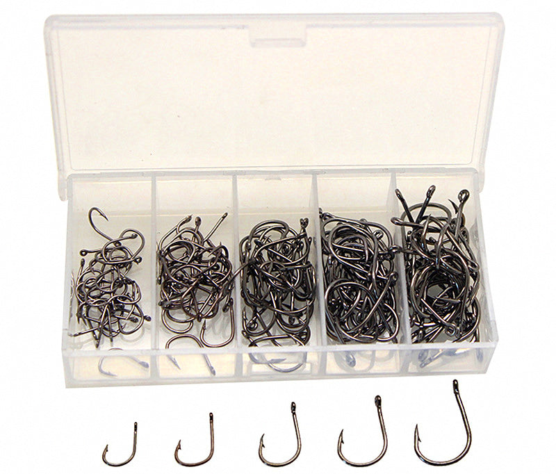 Ring Eye Saltwater Hooks Assortment, Sizes 4-12, 150 pc – product photo