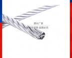 316 Stainless Steel Wire Rope, 1.5–10 mm, 7x7 & 7x19 – product photo
