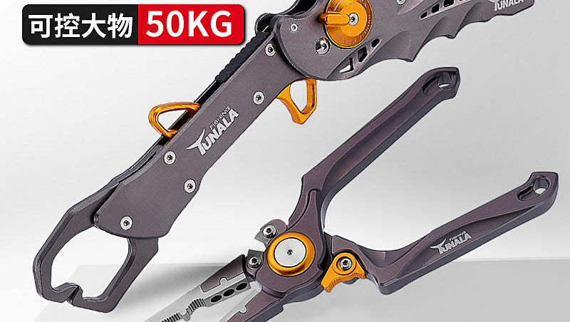 Folding Aluminum Fish Gripper and Fishing Pliers – product photo