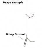 Tungsten Drop Shot Weights, Teardrop & Stick, 5-Pack – product photo