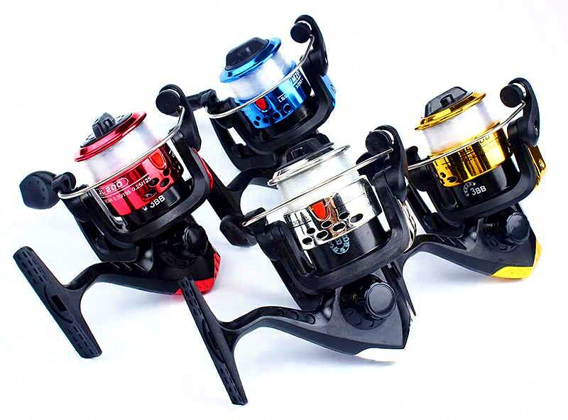 Size 200 Spinning Reel, Pre-Spooled, Interchangeable Handle – product photo