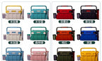 Hard Plastic Fishing Tackle Box, Sit-On Lid, Large & Small – product photo