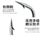 Barbed Wacky Hooks for Soft Plastic Worms, Sizes 2 to 2/0 – product photo