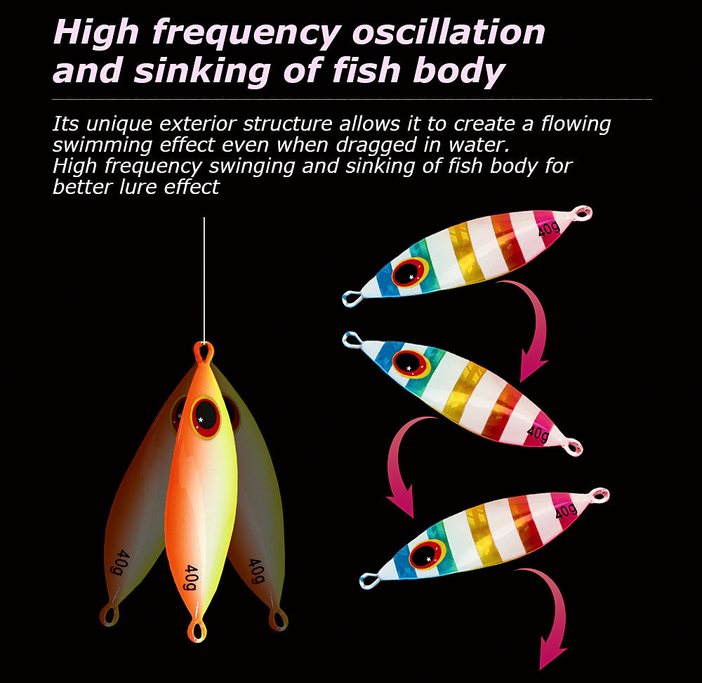 Glow Slow Pitch Jig, 20–150 g (0.7–5.3 oz) – product photo