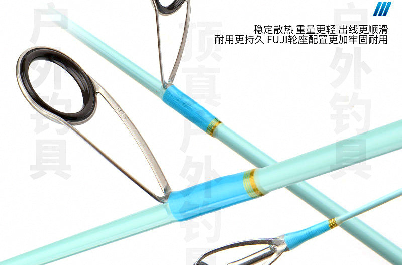 Slow Pitch Jigging Rod, 1.9 m (6 ft 3 in), Solid Tip, 2-Piece – product photo