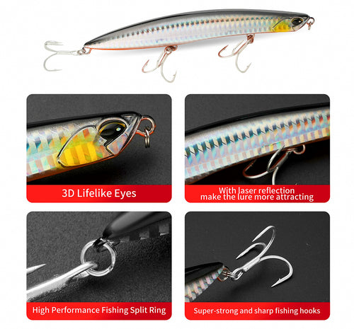 Sinking Pencil Lure, 14 cm (5.5 in), 41 g (1.4 oz) – product photo