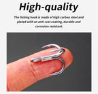 5X Strong Treble Hook, Carbon Steel, Gun Color, Sizes 8–2/0 – product photo