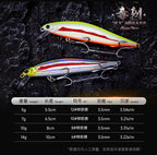 Slow Sinking Minnow Lure, 5–14 g (0.18–0.49 oz) – product photo