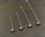 DIY Multi-Hook Rig Parts: Aluminum Plates, Loops, Hooks, Tubing – product photo
