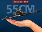 Telescopic Carbon Fishing Rod, 5.4–11.8 ft (1.65–3.6 m) – product photo