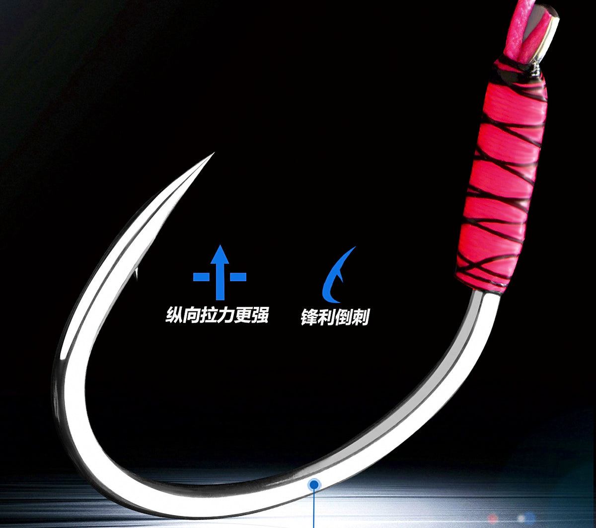 Slow Pitch Jig Double Assist Hooks, 2-Pack, 1/0–5/0 – product photo