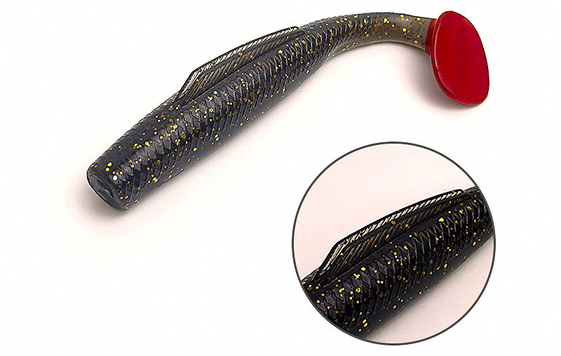 Floating T-Tail Soft Swimbait, 10 cm / 12 cm, 3-Pack – product photo
