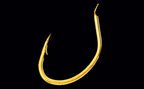 Gold Barbed Short Shank Fishing Hooks, Sizes 6–12 – product photo