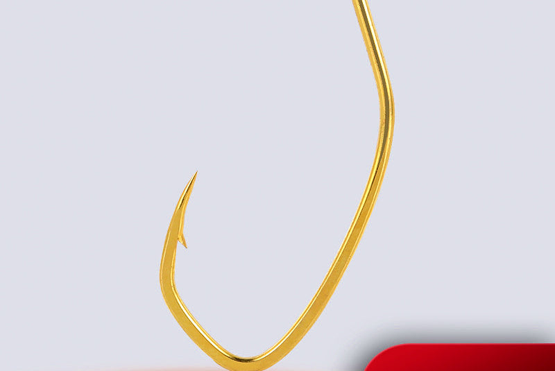 Barbed Long Shank Live Bait Hooks, Carbon Steel, Bulk Packs – product photo