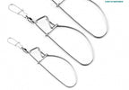 Stainless Steel Fish Stringer Clips, 5-Pack, 8–12 cm (3.1–4.7 in) – product photo