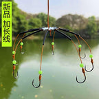 Glow Bead Flipper Hook Rig, 28 cm (11 in), Sizes 8–14 – product photo