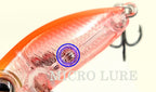 Slow-Sinking Rattle Minnow Lure, 3.5 cm, 2.8 g (0.1 oz) – product photo