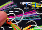 Slow Pitch Assist Hooks, Single & Double, UV Glow – product photo