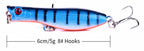 Floating Topwater Popper Lure, 6 cm 5 g (2.4 in, 0.18 oz) – product photo