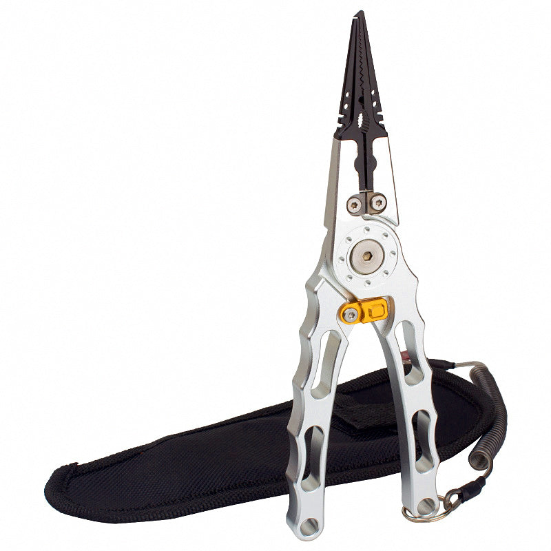 Aluminum Fish Gripper Pliers with Split Ring & Line Cutter